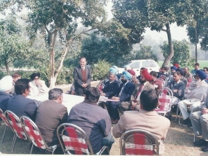 A view of the farmers Training Camp organized by the Association.